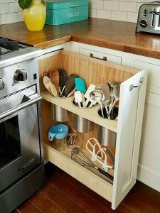 Narożna szafka w kuchni