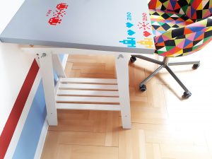 Biurko na koziołkach – rozwiązanie na zmienne potrzeby