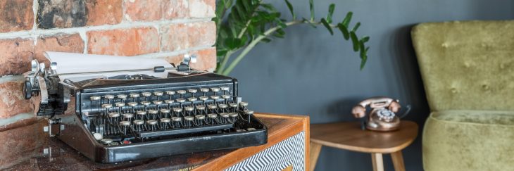Maszyna do pisania – sposób na aranżację w stylu retro
