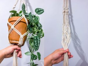 Plecione makramy – czyli proste, a niezwykłe kwietniki ze sznurka